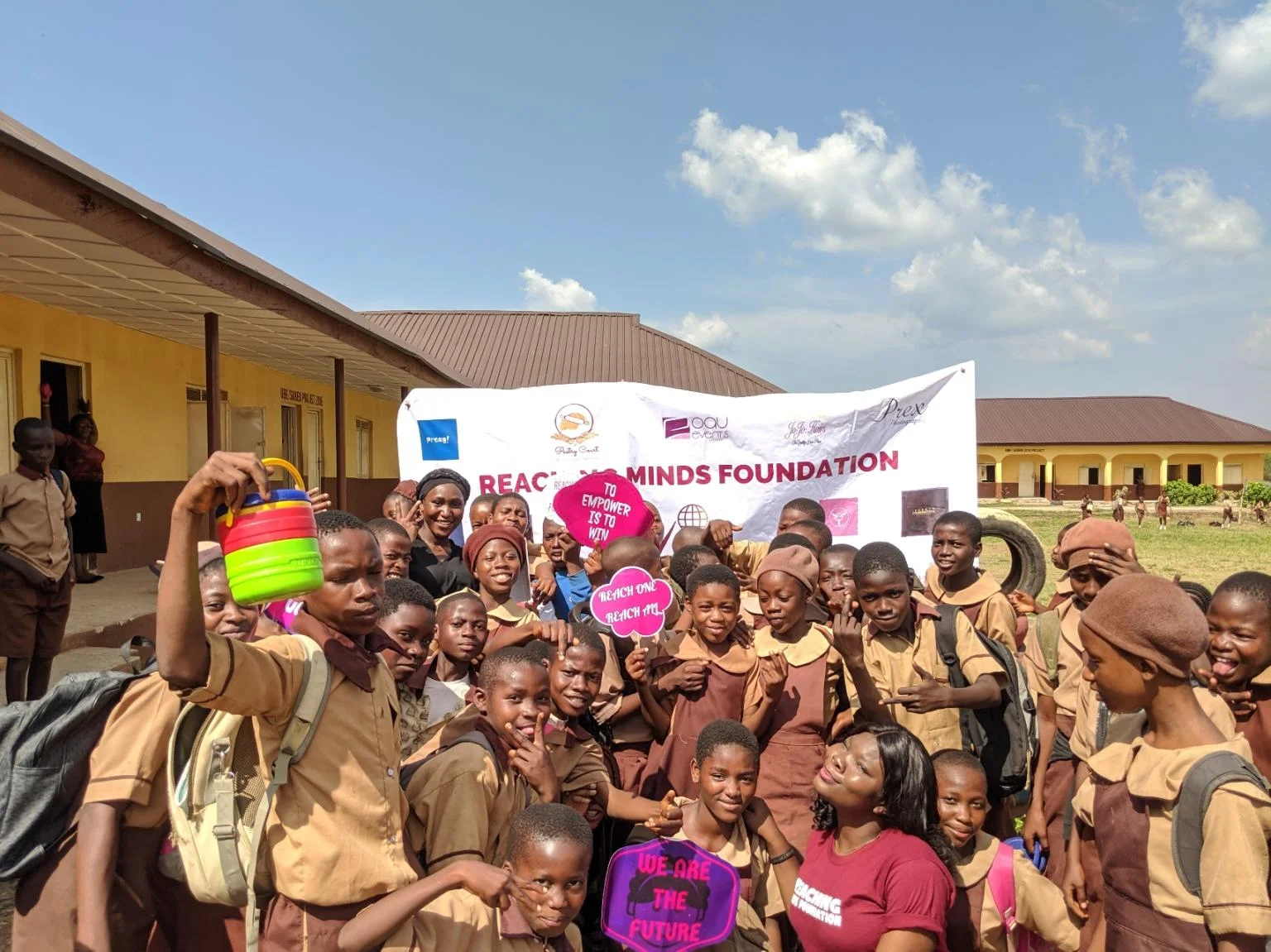 RMF on an outreach to schools in Osun, Nigeria.